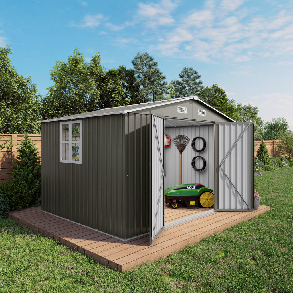 10 x 8 FT Outdoor Metal Storage Shed