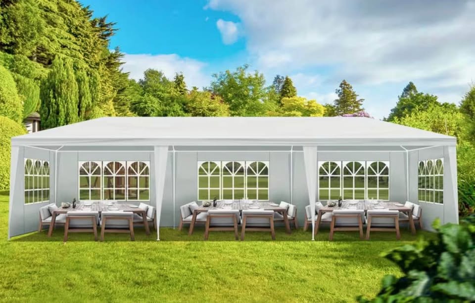 10' x 30' White Tent