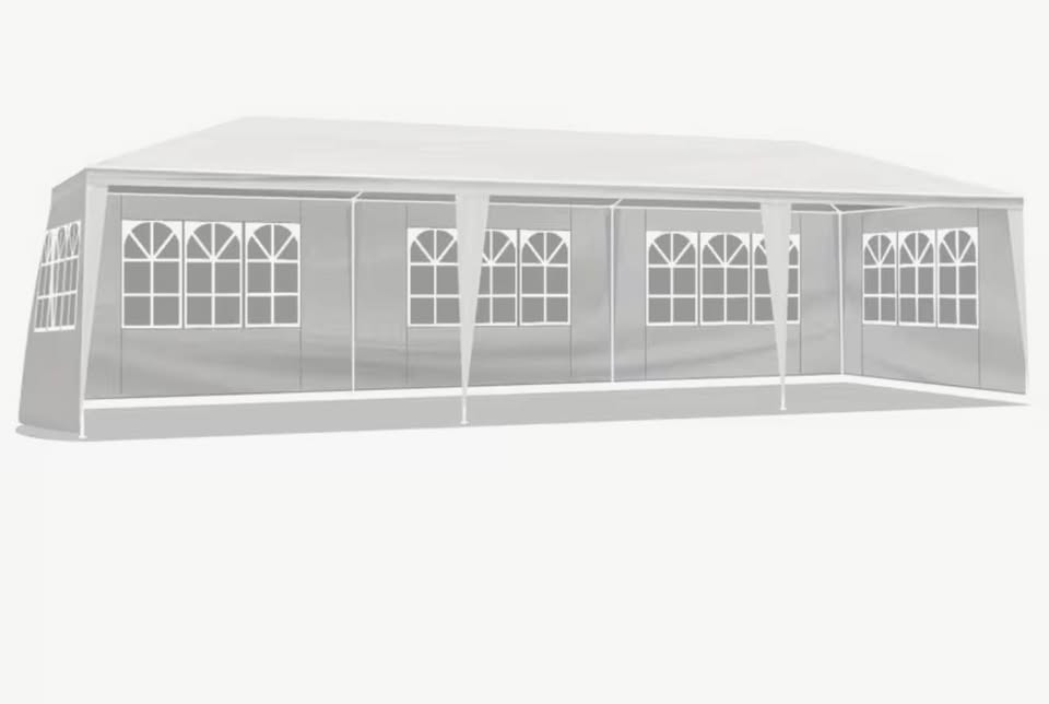 10' x 30' White Tent