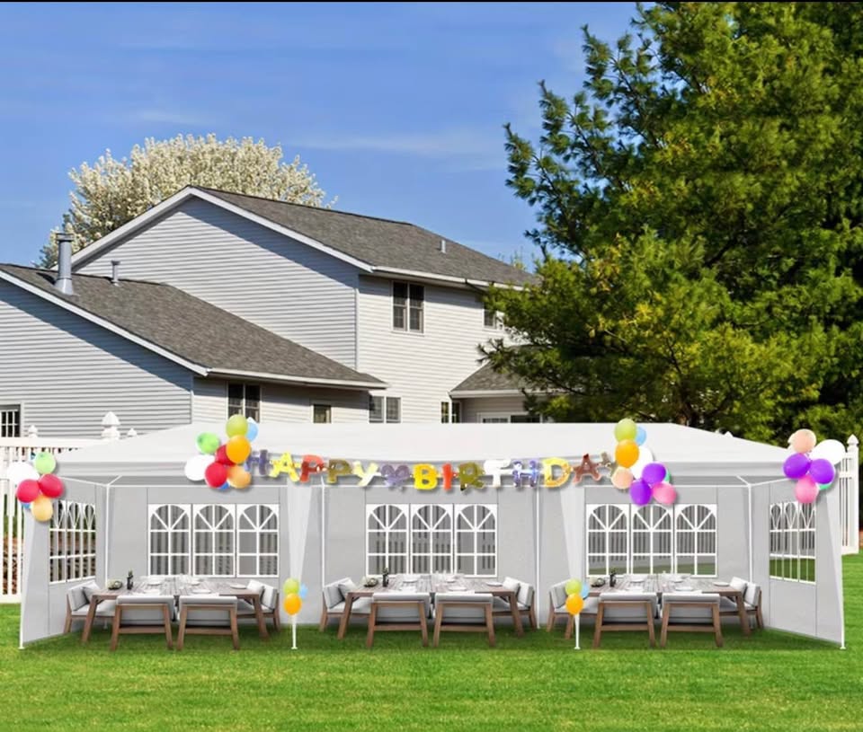 10' x 30' White Tent