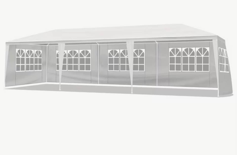 10' x 30' White Tent
