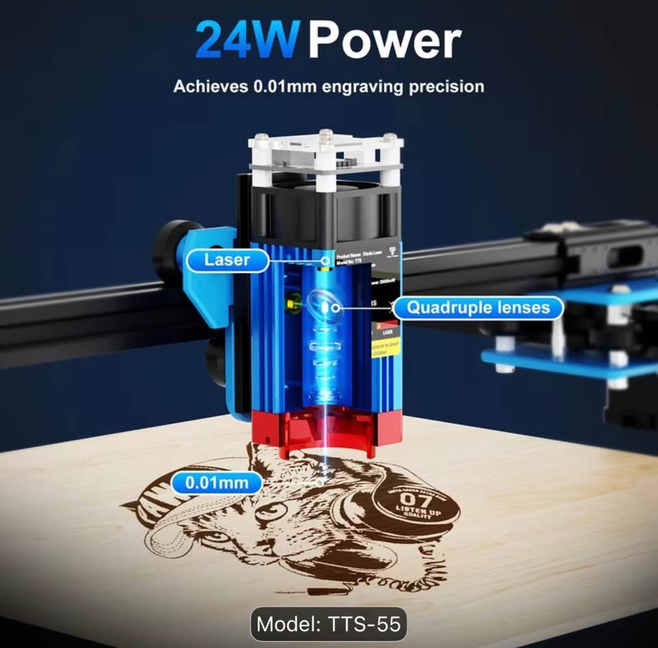 Pro Laser Cutter and Engraver Machine