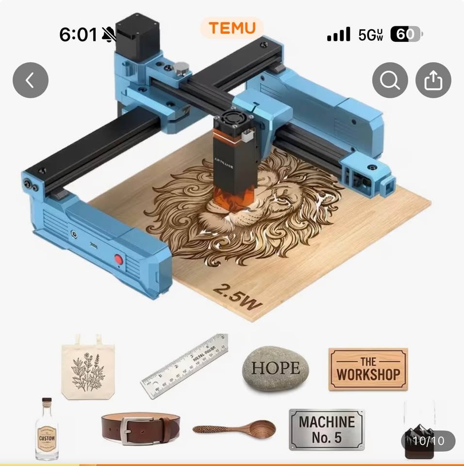 Artiume S1 Foldable Laser Engraver