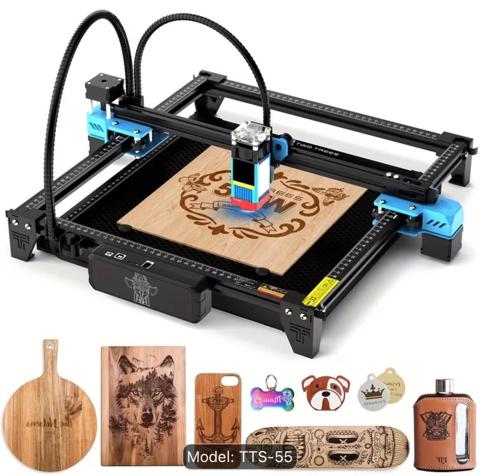 Pro Laser Cutter and Engraver Machine TTS-55 Pro 5.5W