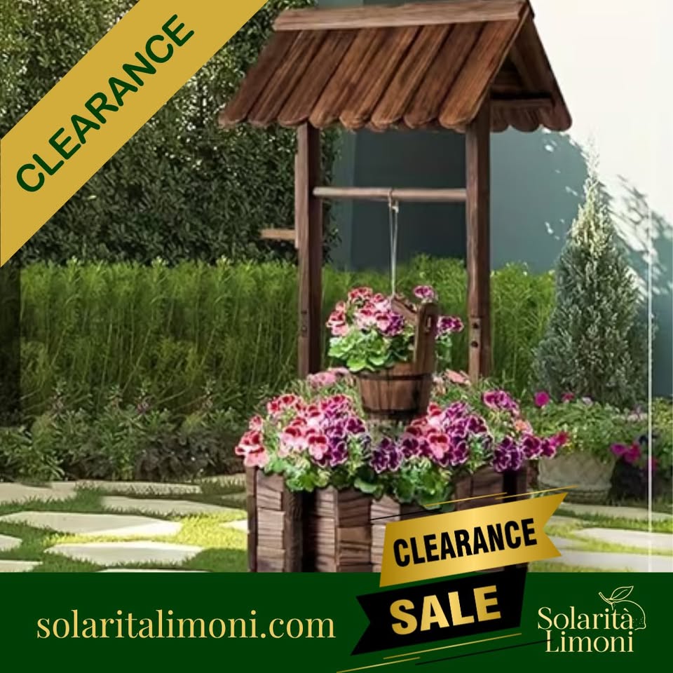 Nordivale Outdoor Wishing Well Planter