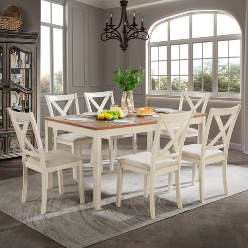 7 pc Farmhouse Dining Set