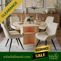 5pcs 47.24" Round Modern Dining Set