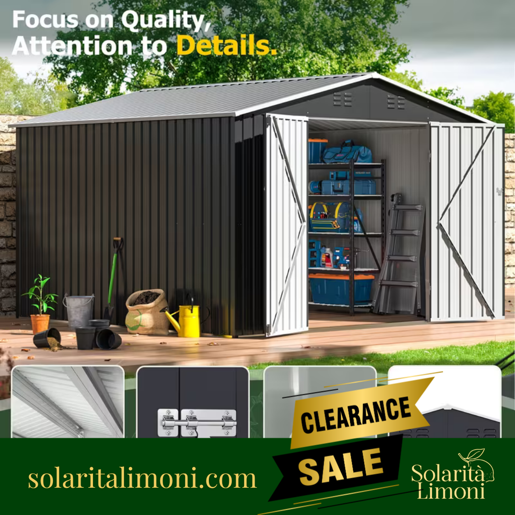10' x 10' Outdoor Shed Kit - FREE SHIPPING