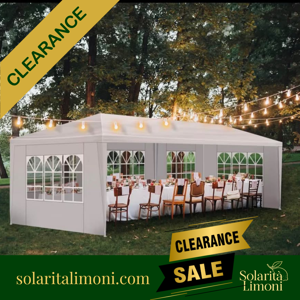 10' x 30' White Tent