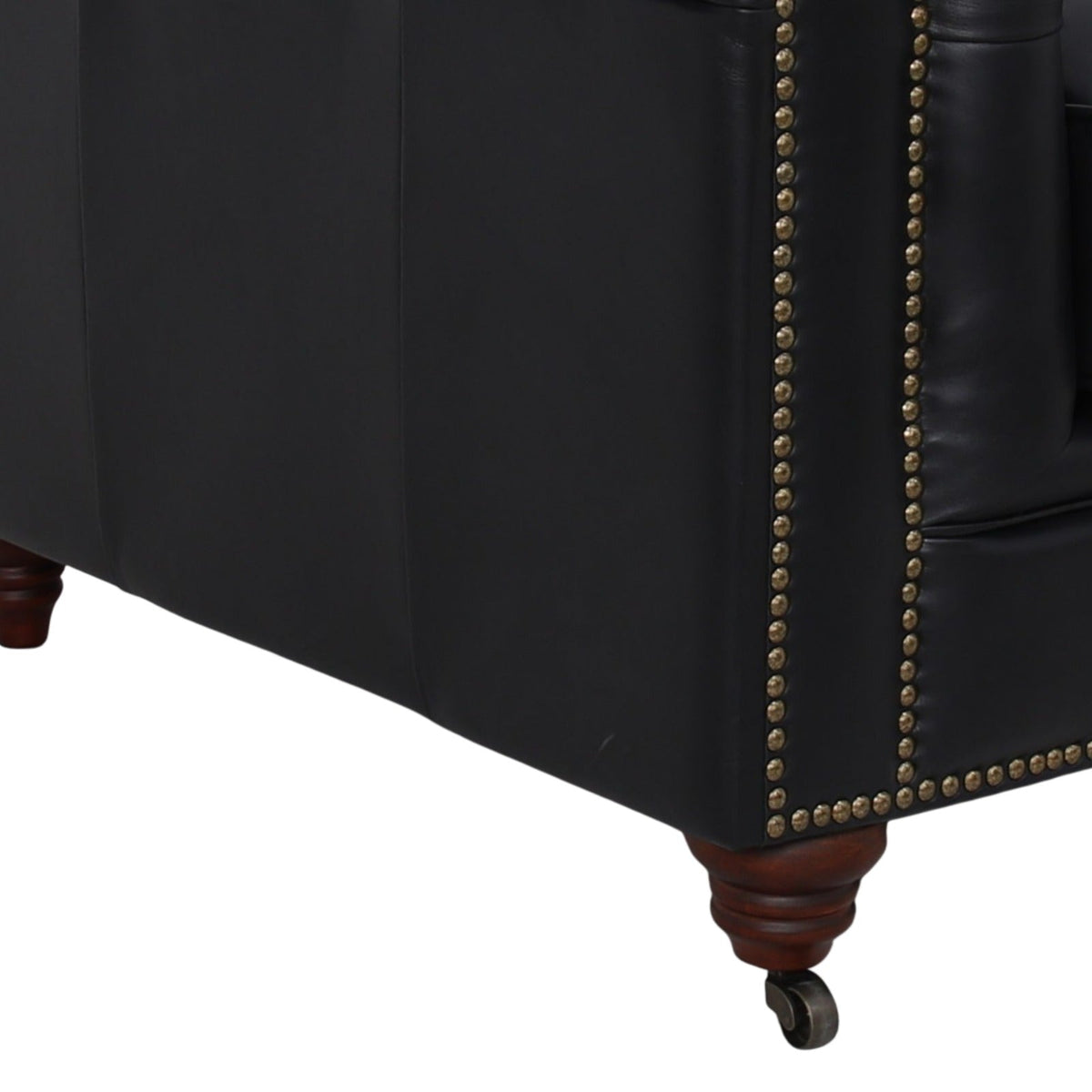 Belgravia Chesterfield Top Grain Tufted Leather Sofa – Classic Elegance in Premium Leather