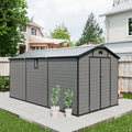 8x14 FT Plastic Outdoor Storage Shed