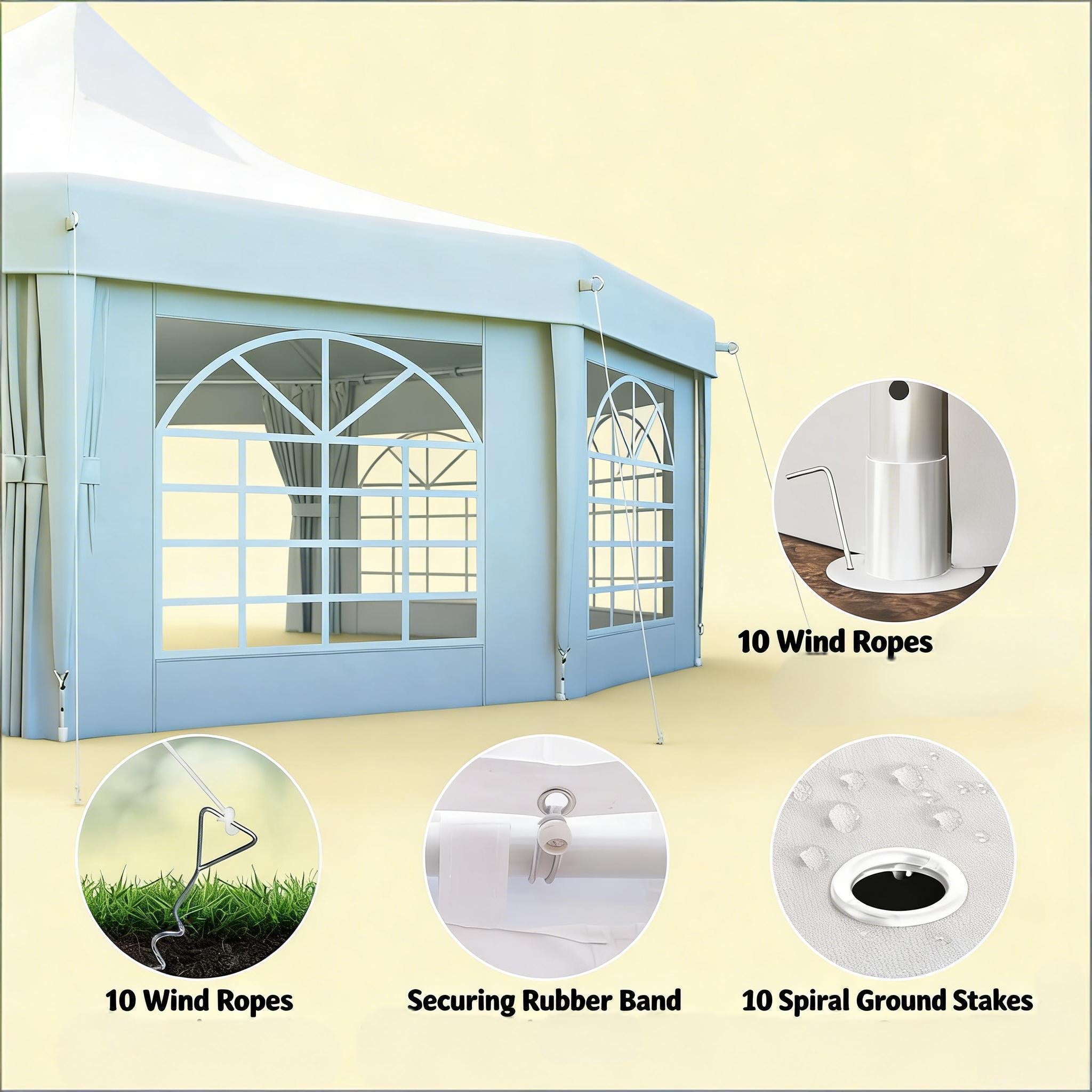 Extra Large Event Tent for Outdoor Gatherings