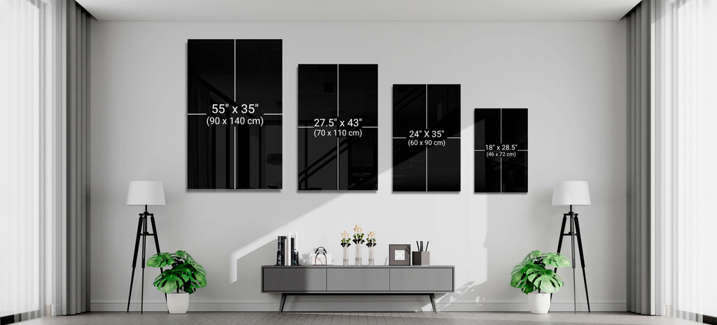 Boats on the Shore Glass Wall Art