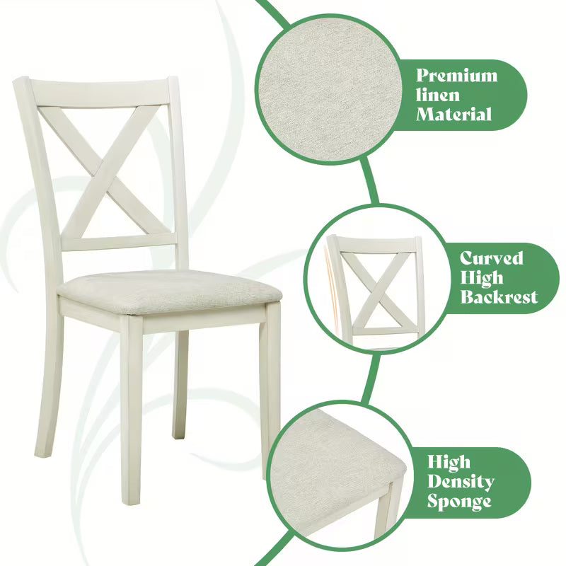 7 pc Farmhouse Dining Set