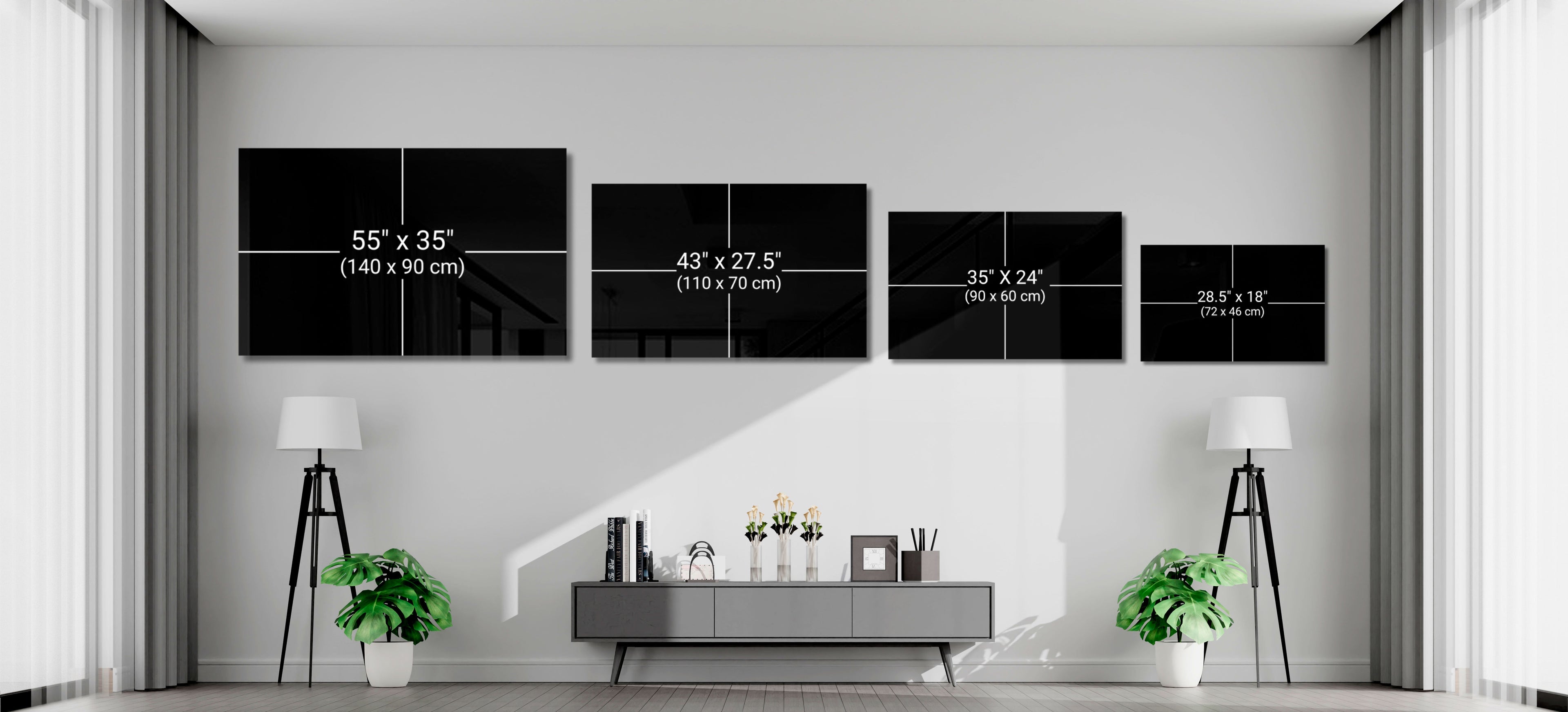 Misty Lake Church Swan Glass Wall Art